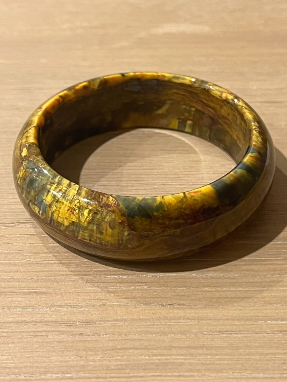 Golden Pietersite Bangle Bracelet